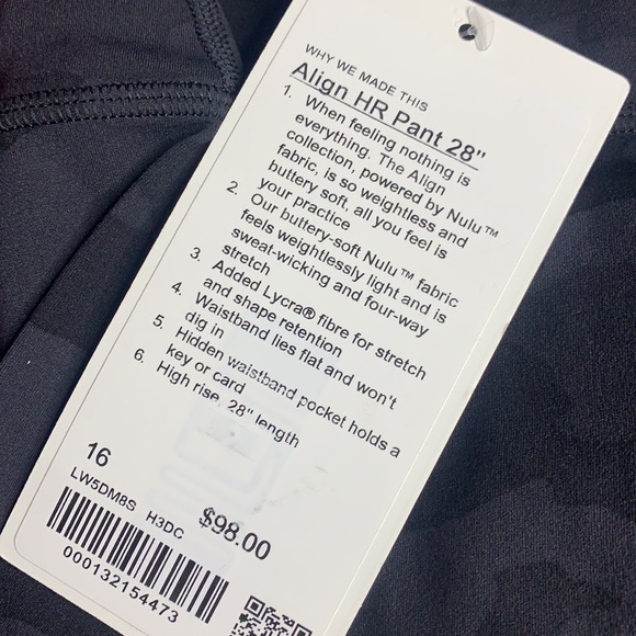 ๐NWTs Lululemon Align HR Leggings 28โ - Picture 10 of 14
